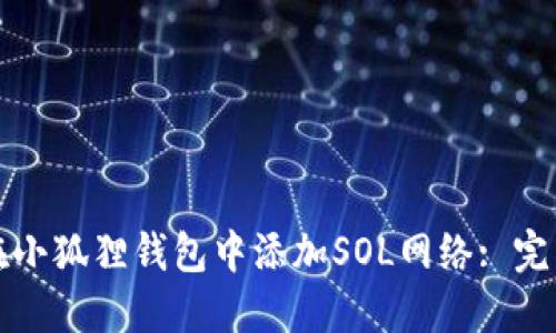 如何在小狐狸钱包中添加SOL网络: 完整指南