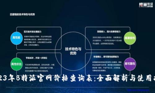 2023年B特派官网价格查询表：全面解析与使用指南