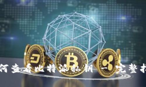 如何查看比特派私钥 - 完整指南